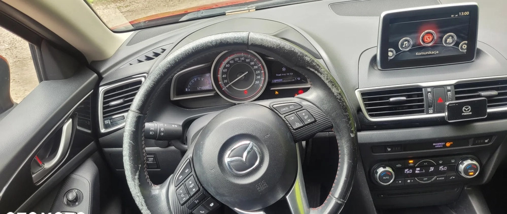 Mazda 3 cena 49500 przebieg: 120000, rok produkcji 2014 z Warszawa małe 211